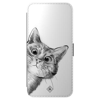 Samsung Galaxy A57 flipcase - Kat kiekeboe
