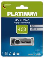 Platinum TWS USB-stick 4 GB Zwart 177559-3 USB-A 2.0 - thumbnail