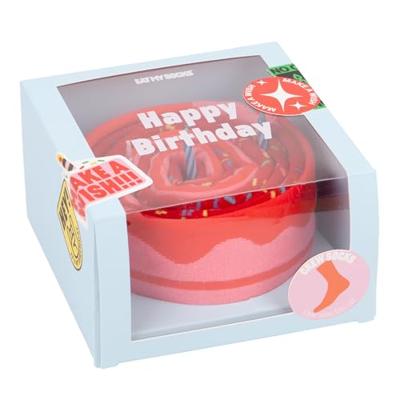 Verjaardagstaart sokken (set van 2)