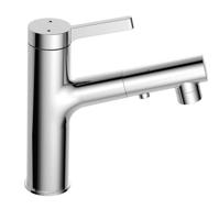 Wastafelmengkraan Best Design Asproli met Uittrekbare Sproeiuitloop Chroom - thumbnail