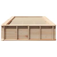 Bedframe met opslag Massief grenenhout 210 x 118 x 30 cm - thumbnail