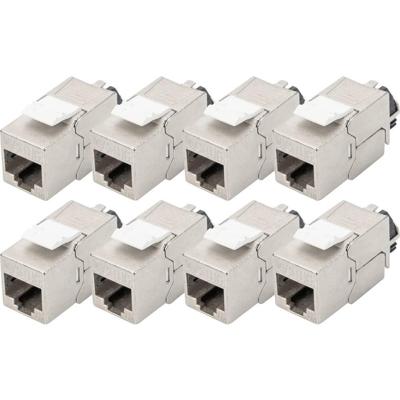 Digitus DN-93617-8 RJ45-inbouwmodule Keystone CAT 6A 8 stuk(s)
