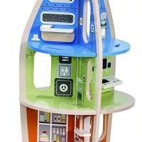 Classic World world houten bouw raket, 51dlg. - thumbnail