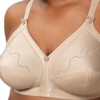 Stevige BH zonder beugel Doreen Cotton N - Klassieke bh voor senioren - Stevige bh grote maten - thumbnail