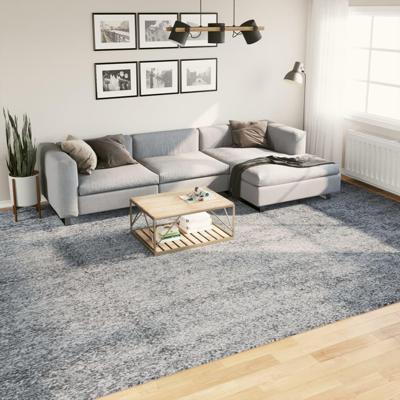 VidaXL Vloerkleed pamplona shaggy hoogpolig modern 300x400 cm blauw