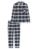 Schiesser Schiesser Heren Pyjama Long nightblue 182029 52/L - thumbnail