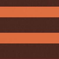 Balkonscherm 90x600 cm oxford stof oranje en bruin - thumbnail