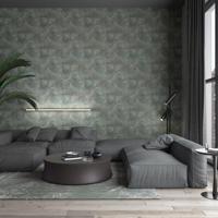 Noordwand behang vintage deluxe graphic circle look grijs en bruin - thumbnail