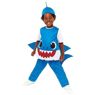 Baby Shark Kostuum Peuter Blauw