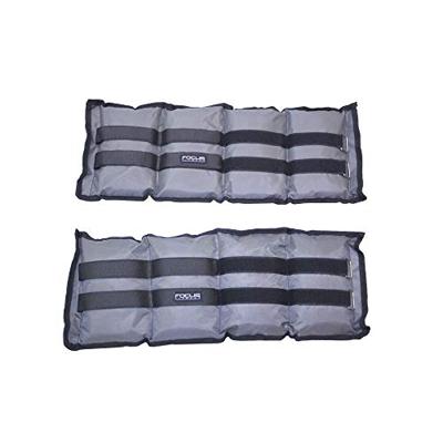 Pols-/enkelgewicht - Focus Fitness - 2 x 2 kg - Grijs