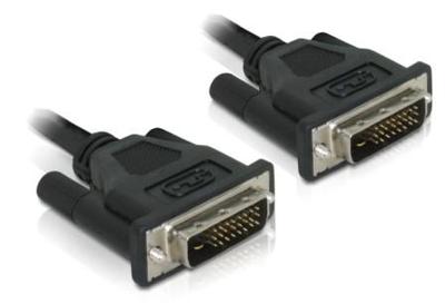 Delock 84369 DVI-kabel DVI Aansluitkabel DVI-D 24+1-polige stekker 0.5 m Zwart Rond, Afgeschermd, Vergulde steekcontacten Delock 84369 DVI-kabel DVI Aansluitkabel DVI-D 24+1-polige stekker 0.5 m Zwart Rond, Afgeschermd, Vergulde steekcontacten