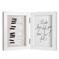 Henzo Piano Photoframe 2x 10X15 Wit - thumbnail