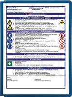 Durable Zichtpaneel | polypropyleen met profielframe | zwart DIN A4 | reflexie-arm | 5 stuks in zak - 560601 560601 - thumbnail