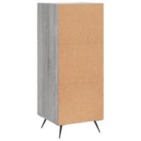 Dressoir 34,5x34x90 cm bewerkt hout grijs sonoma eikenkleurig - thumbnail