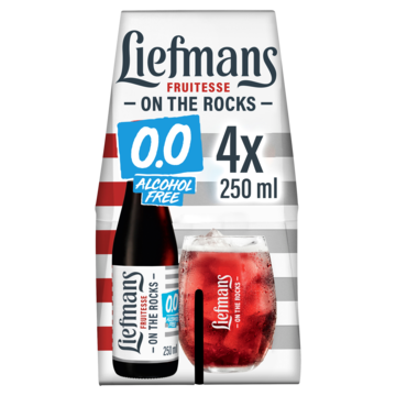 Liefmans Fruitesse Alcoholvrij 0.0% Fles 4 x 250ML bij Jumbo