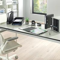 Ordner Leitz 1015 180° 52mm PP A4 grijs | 20 stuks - thumbnail