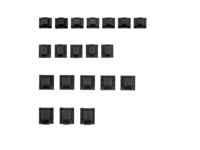 TRONIC Set kabelhouders (Kabelgeleider 20-delig) - thumbnail