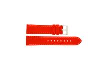 Horlogeband Universeel 7800.45 Rubber Rood 20mm - thumbnail