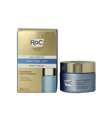 RoC Multi Correxion Even Tone & Lift Night Cream 50 ml Nacht crème Dames RoC Multi Correxion Even Tone & Lift Night Cream 50 ml Nacht crème Dames
