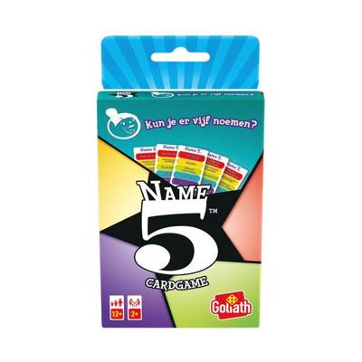 Goliath Games Goliath name 5 nl kaartspel Goliath Games Goliath name 5 nl kaartspel