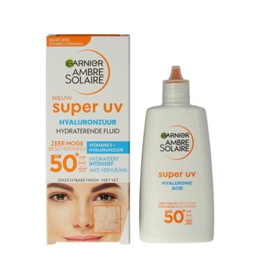 Garnier Ambre Solaire Super UV Hyaluronzuur Hydraterende Fluid SPF 50+