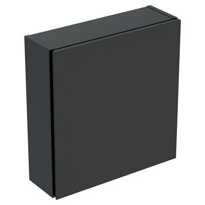 Geberit iCon bovenkast 45x46.7x15cm 1 deur zonder softclose Spaanplaat lava Mat 502.319.jk.1