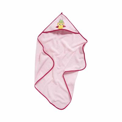 Playshoes badcape Uiltje Roze-100 x 100 cm
