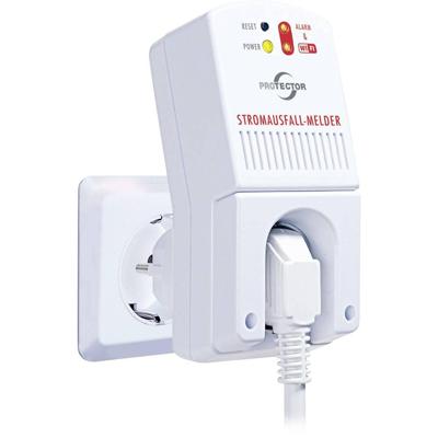 Protector 30003 Stroomuitvalmelder werkt via stopcontact