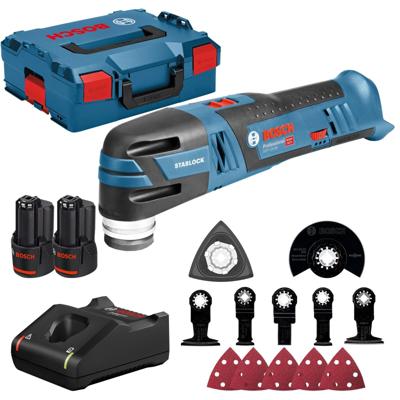 Bosch Professional GOP 12V-28 Accu multitool + accessoires 12V 3.0Ah in L-Boxx - 06018B5006 - thumbnail