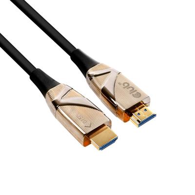club3D CAC-1391 HDMI-kabel HDMI Aansluitkabel HDMI-A-stekker, HDMI-A-stekker 50.00 m Zwart 4K UHD, Halogeenvrij, Vlambestendig