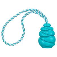 Trixie jumper kegel aan touw super strong tpr petrol - thumbnail