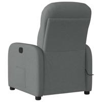 Massagestoel verstelbaar stof donkergrijs - thumbnail