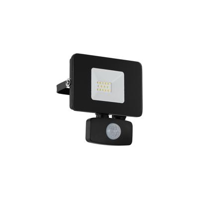 Eglo LedspotFaedo 3 - 10w met bewegingssensor zwart - 97459