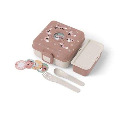 Brooddoos voor kinderen - MONBENTO - Inclusief bestek - BPA-vrij - Snacky Fox