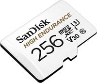 SanDisk High Endurance Monitoring miniSDXC-kaart 256 GB Class 10, UHS-I, UHS-Class 3, v30 Video Speed Class Incl. SD-adapter - thumbnail