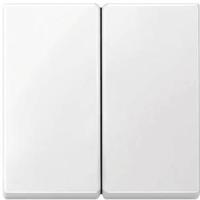 Merten 433519 Wisselschakelaar Afdekking System M Polar-wit 1 stuk(s) - thumbnail