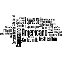 Americano - Muursticker - thumbnail