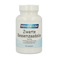 Nova Vitae Zwarte bessenzaad olie 60 Capsules - thumbnail
