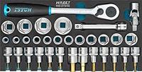 HAZET Dopsleutelset 163-272/32 - 1/2 inch (12,5 mm) vierkant hol - Buitentwaalfkant tractieprofiel, Binnen-TORX®-profiel, Binnen-zeskant-profiel - - thumbnail