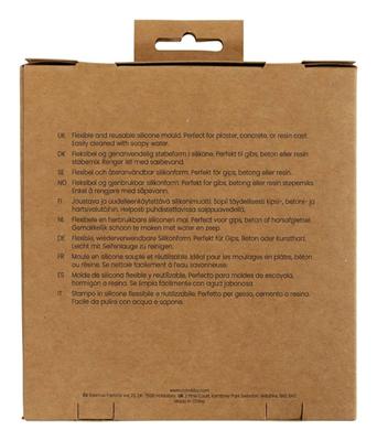 Creativ Company Siliconen vormen, mossel, h: 3 cm, l: 13,2 cm, b: 13,3 cm, 1 stuk