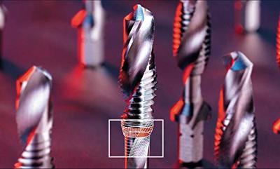 Exact 05904 Combinatietapboor Metrisch M6 1 mm Rechtssnijdend DIN 3126 HSS 1 stuk(s)