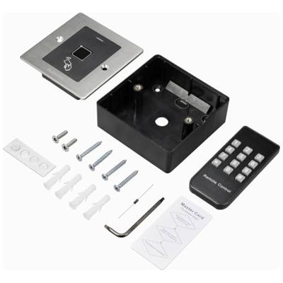 Sygonix SY-6097868 Toegangsysteem met vingerafdruk/RFID Inbouw (in muur) 12 V/DC, 18 V/DC IP66