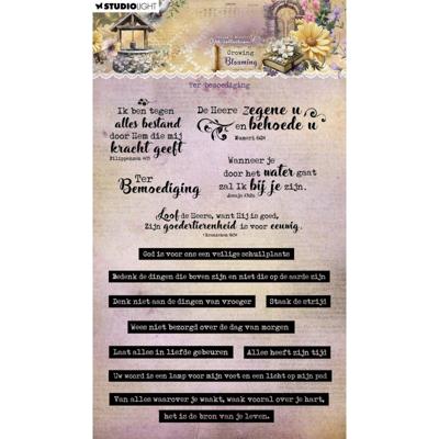 Studio Light • growing & blooming clear stamp ter bemoediging
