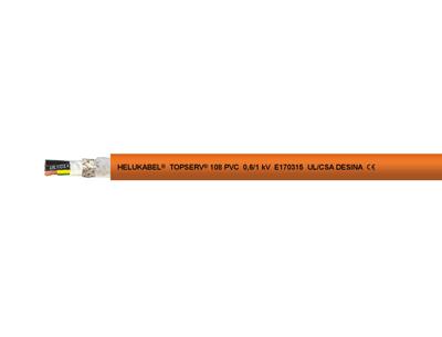 HELU TOPSERV® 108 Servokabel 4 G 16 mm² Oranje 707255 500 m