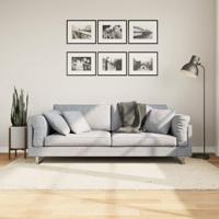 VidaXL Vloerkleed pamplona shaggy hoogpolig modern 140x200 cm crème - thumbnail