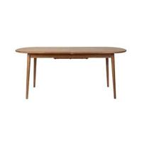 Zuiver Uitschuifbare Ovale Eettafel 'Twist' Walnoot, 185-240 x 90cm - thumbnail