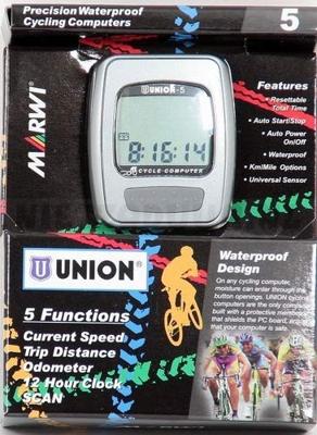 Union -5 fietscomputer bedraad