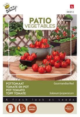 Patio tomaat gourmandise red 10zdn