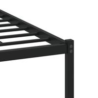 Bedframe met hoofdbord zonder matras bruin eiken 140x190 cm - thumbnail