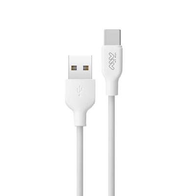 MyWay MWUSC0019 USB-C kabel (gegevens/opladen), 2,1 A, zwart